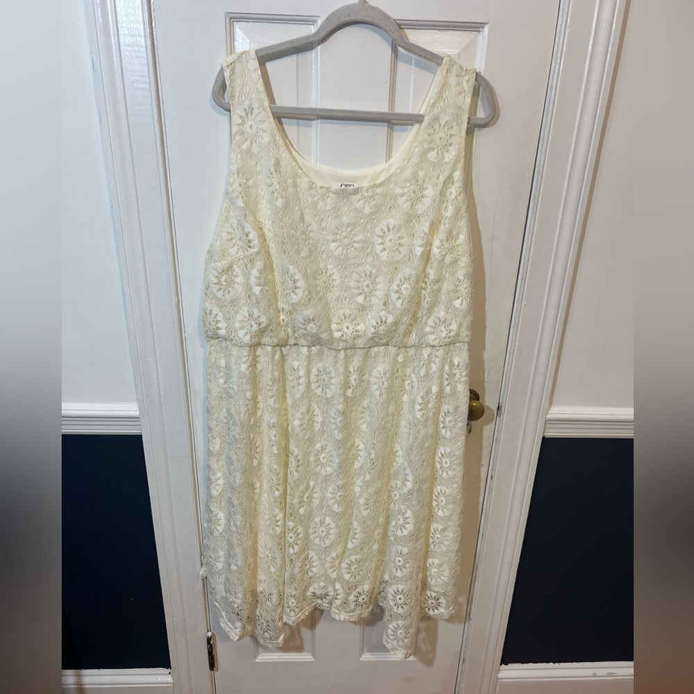 Cream colored Cato dress